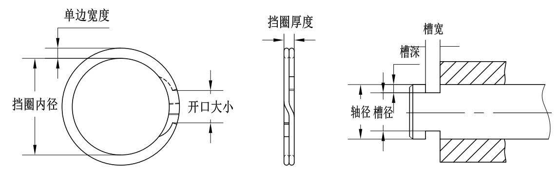 WZT-78軸用雙層螺旋擋圈